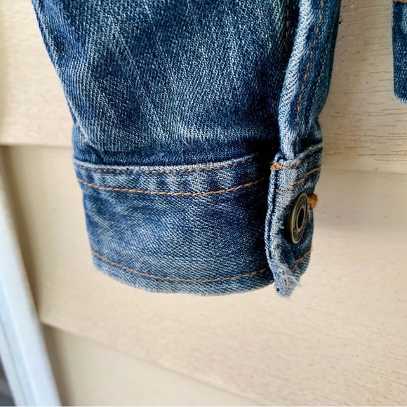 Tommy Hilfiger Dark Wash jean denim jacket women's size XS‎ EUC - Picture 5 of 7